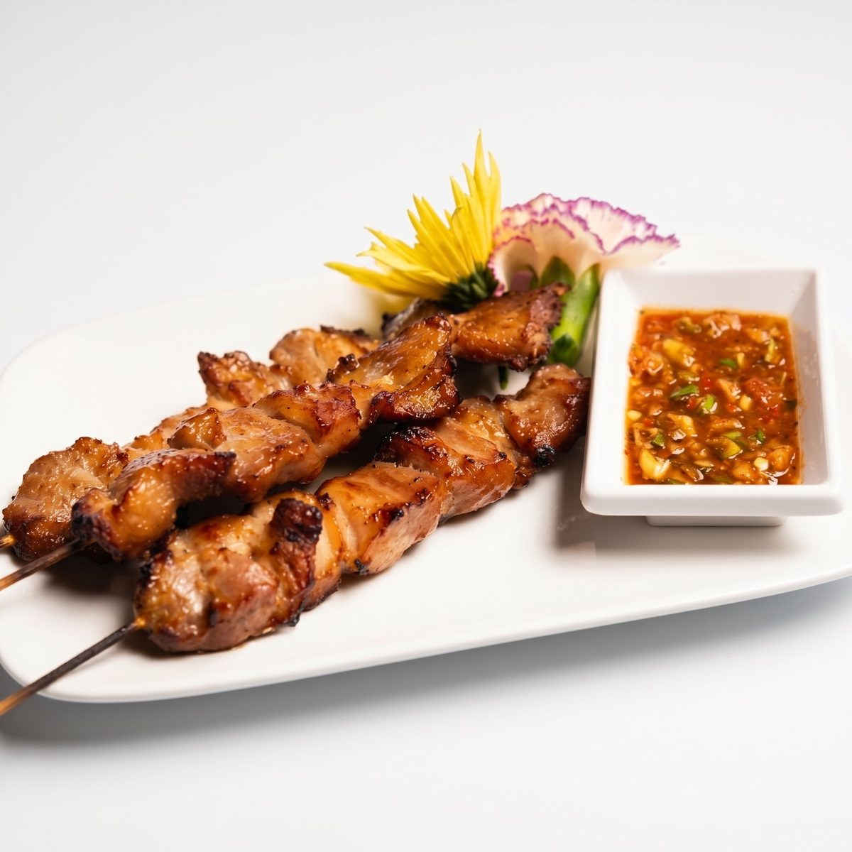 Moo Ping Pork Skewers