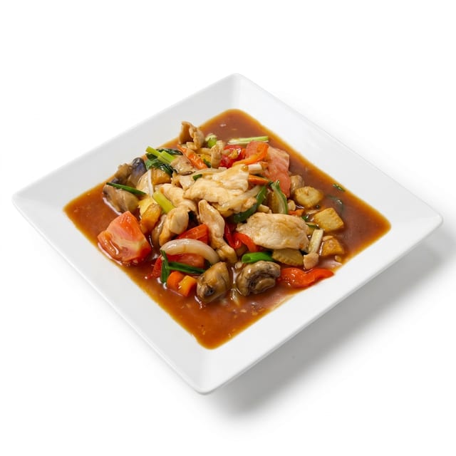 Stir Fried Ginger.